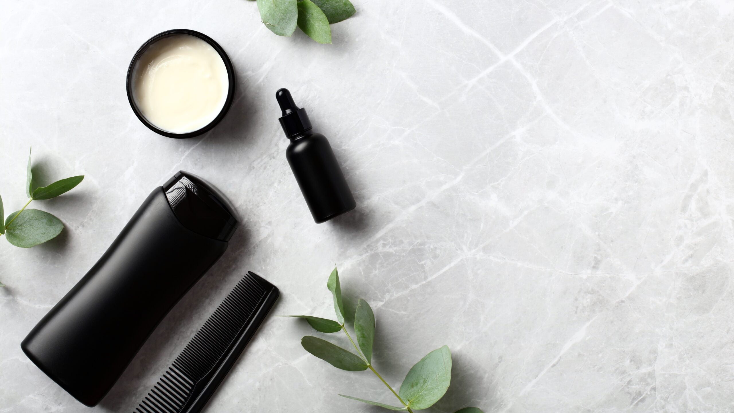 Mens,Hair,Care,Beauty,Products,On,Stone,Table.,Jar,Of